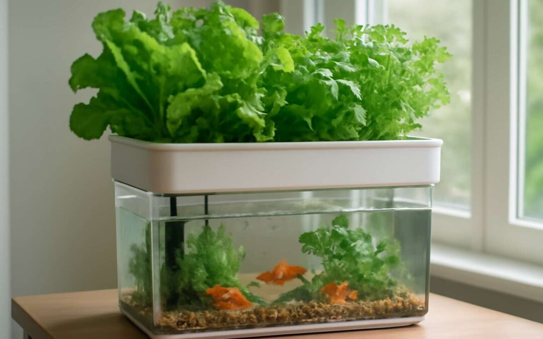 Grow smarter: hydroponics with fish tank for lush harvests and cleaner water