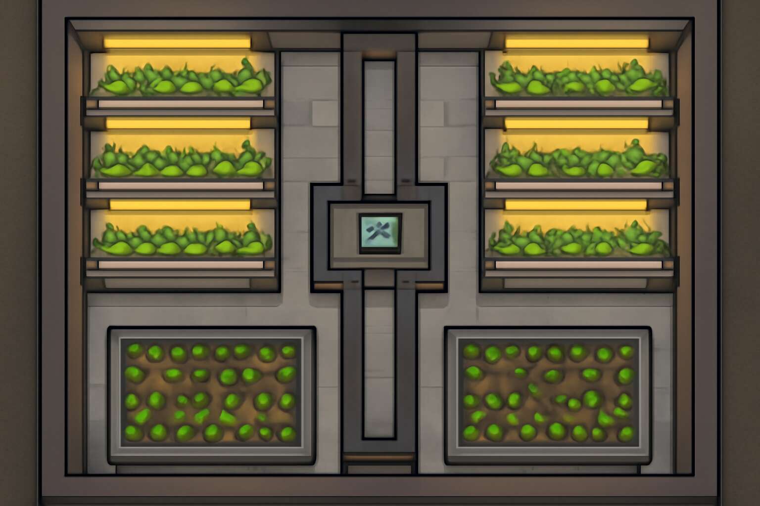 hydroponics rimworld layout