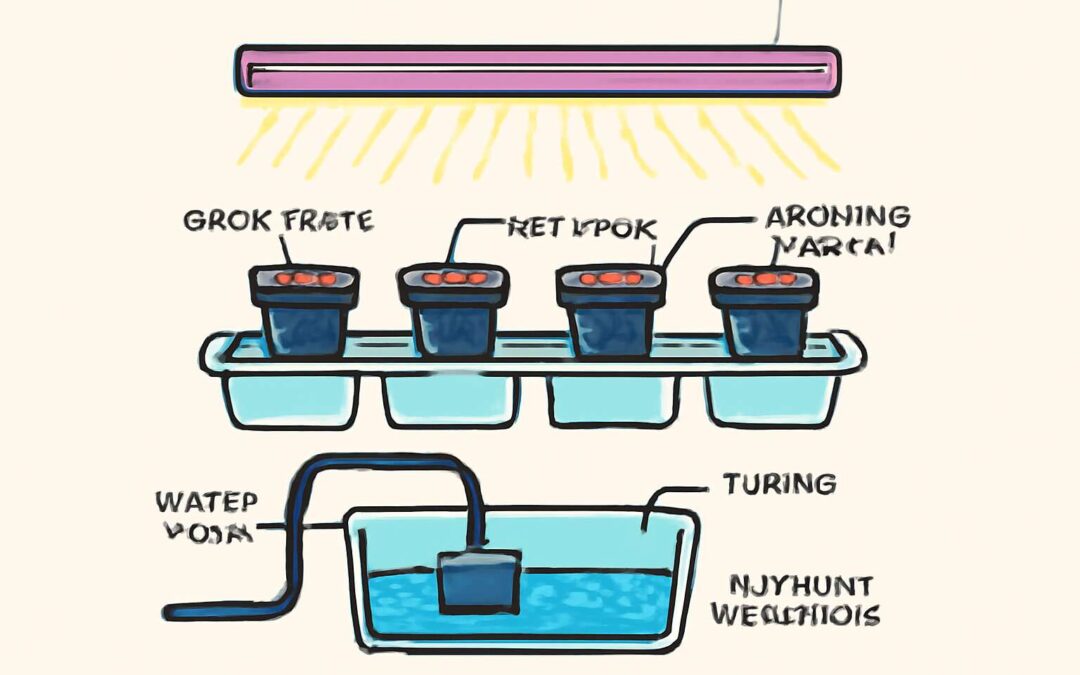 Unlock Your Garden with hydroponic system setup diagram: A Visual Guide.