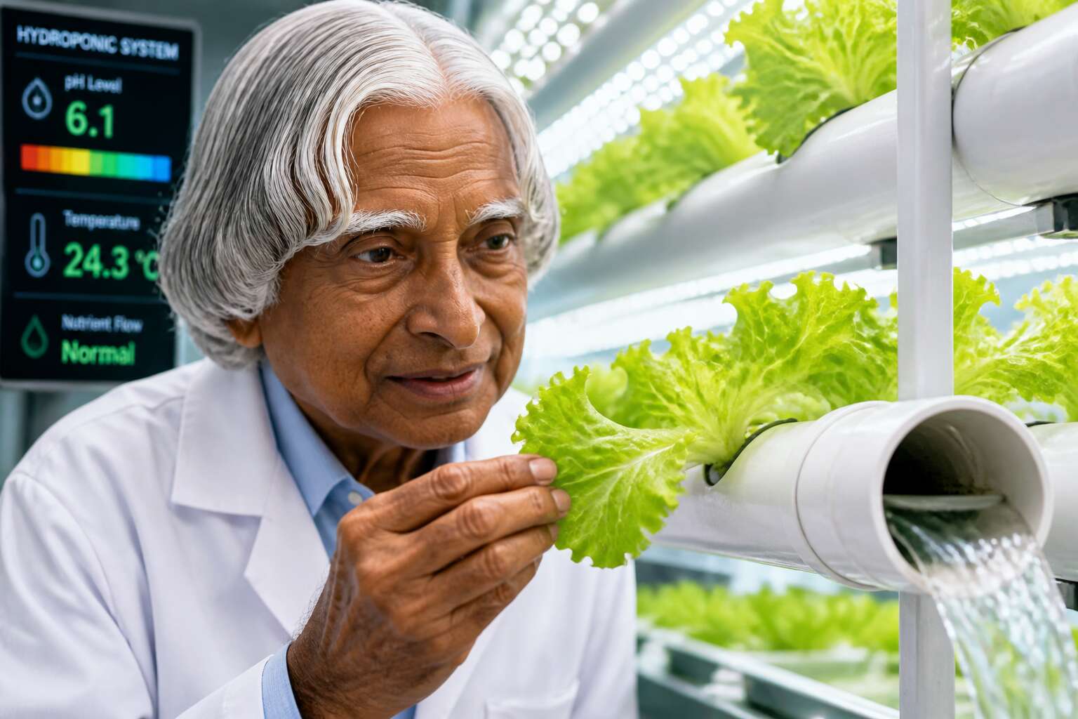 who invented hydroponics in india