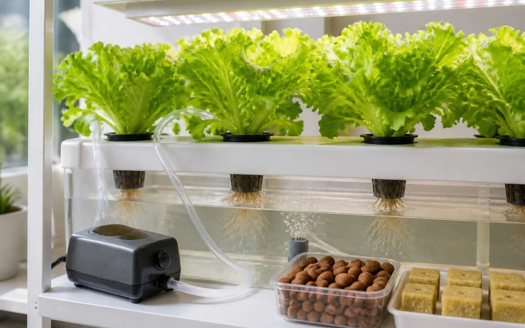 Choose the best hydroponic system materials for your garden.