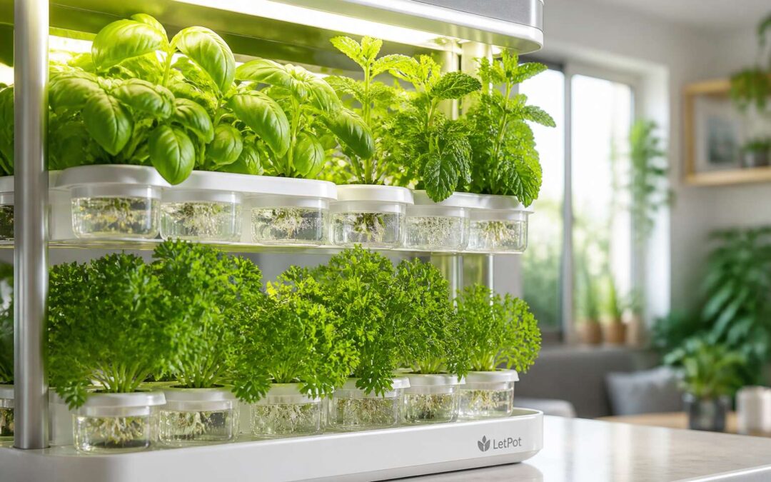 Grow Fresh Herbs Year Round with a Hydroponics Herb Garden.