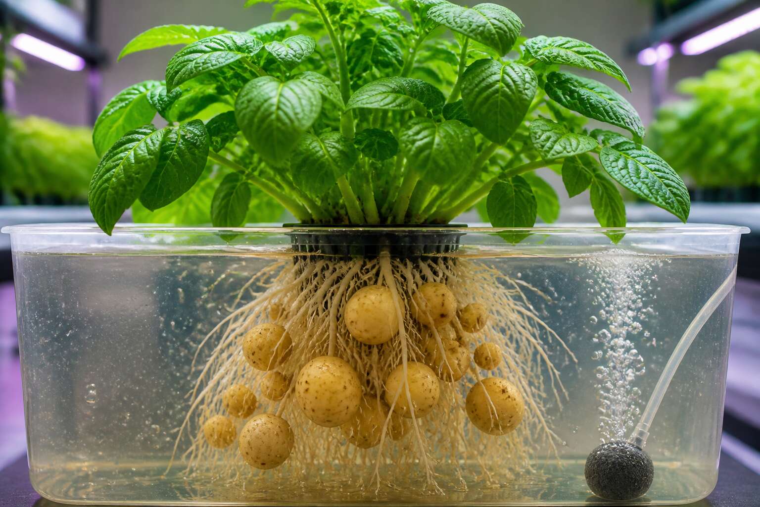can hydroponics grow potatoes
